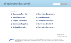 Zingelectronics.co.uk thumbnail