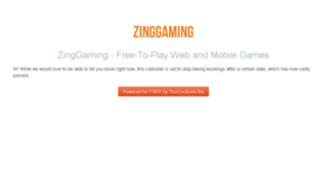 Zinggamingjosh.youcanbook.me thumbnail