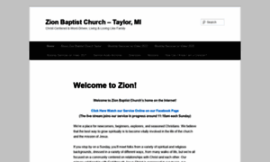 Zionbaptistchurchtaylor.com thumbnail