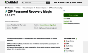 Zip-password-recovery-magic.findmysoft.com thumbnail