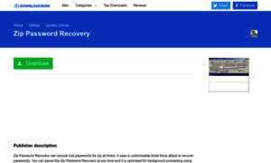 Zip-password-recovery.download3000.com thumbnail