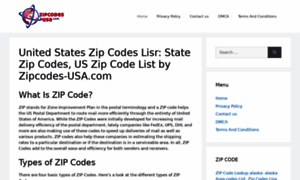 Zipcodes-usa.com thumbnail