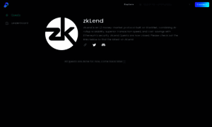 Zklend.crew3.xyz thumbnail