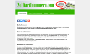 Zolltarifnummern.com thumbnail