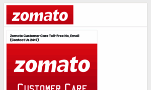 Zomato-customer-care.xyz thumbnail