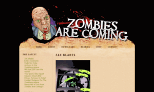 Zombiesarecoming.com thumbnail