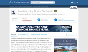 Zonealarm-spy-blocker-toolbar.software.informer.com thumbnail