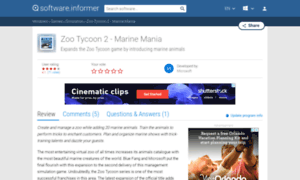 Zoo-tycoon-2-marine-mania.software.informer.com thumbnail