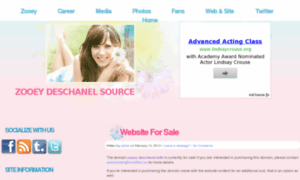 Zooey-deschanel.info thumbnail