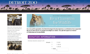 Zoonet.detroitzoo.org thumbnail