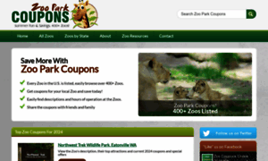 Zooparkcoupons.com thumbnail