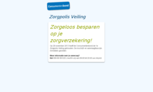 Zorgpolisveiling.consumentenbond.nl thumbnail