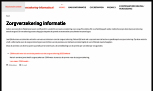 Zorgverzekering-informatie.nl thumbnail