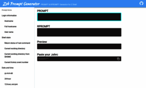Zsh-prompt-generator.site thumbnail