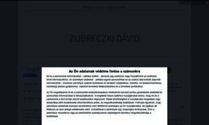 Zubreczkidavid.blog.hu thumbnail