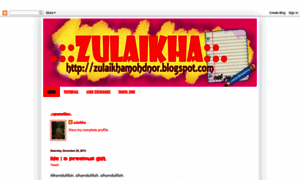 Zulaikhamohdnor.blogspot.com thumbnail