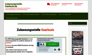 Zulassungsstelle-saarlouis.de thumbnail