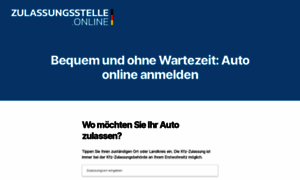 Zulassungsstelle.online thumbnail